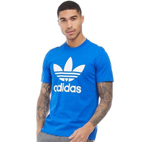 mens blue adidas original trefoil t shirt 3xl|Amazon.com: Adidas Trefoil T Shirt Men.